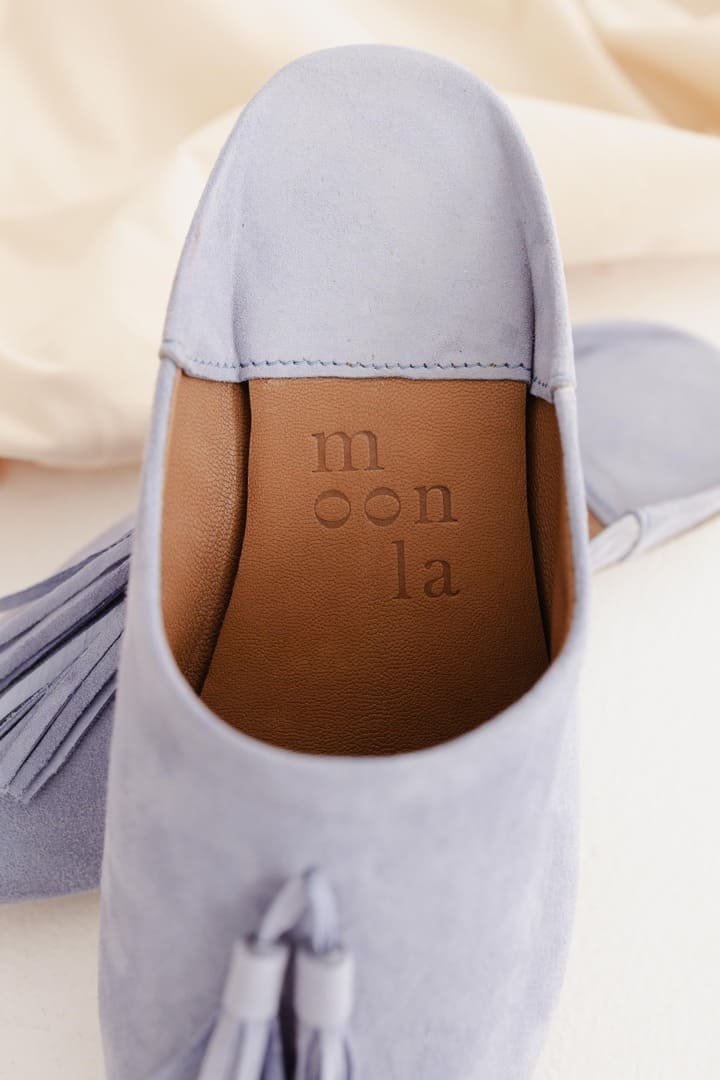 Mule Victoria Lilás-azulado